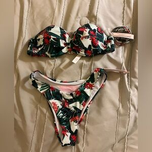Brand New Victoria Secret Colorful Two Piece Bathing Suit. Size X Small
